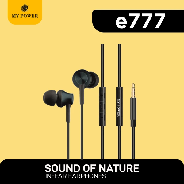 3.5mm Earphone In Ear Metal with Pouch